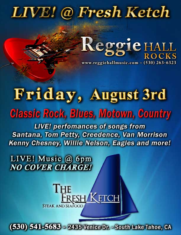 Reggie Hall ROCKS - LIVE! @ The Fresh Ketch