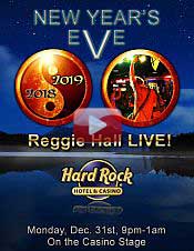 Reggie Hall ROCKS Hard Rock Hotel & Casino Lake Tahoe - New Year's Eve 2018