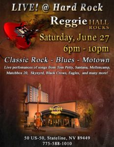 LIVE! Every Saturday in August @ Hard Rock Hotel & Casino - 6-10pm @ Hard Rock Hotel & Casino Lake Tahoe