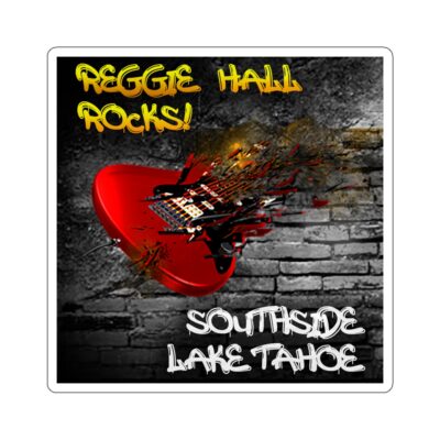 Reggie Hall ROCKS! South Side Grafitti - Kiss-Cut Stickers