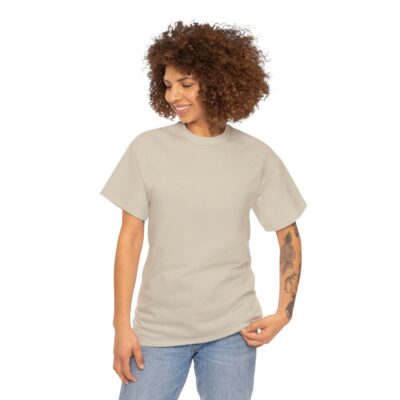 "Hendrix Peace" Unisex Heavy Cotton Tee - Sand - Image 2