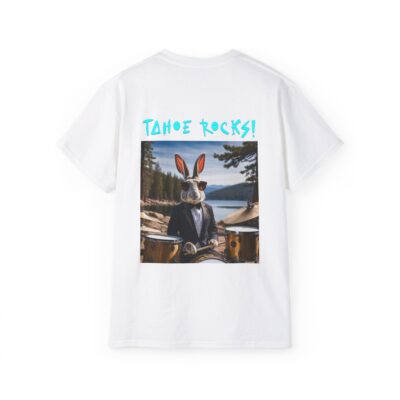 Tahoe Rocks! KYXX Rabbit - Unisex Ultra Cotton Tee - Image 12